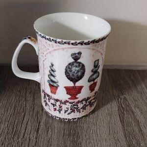 The Lakeside Collection Topiaries Fine Bone China Mug